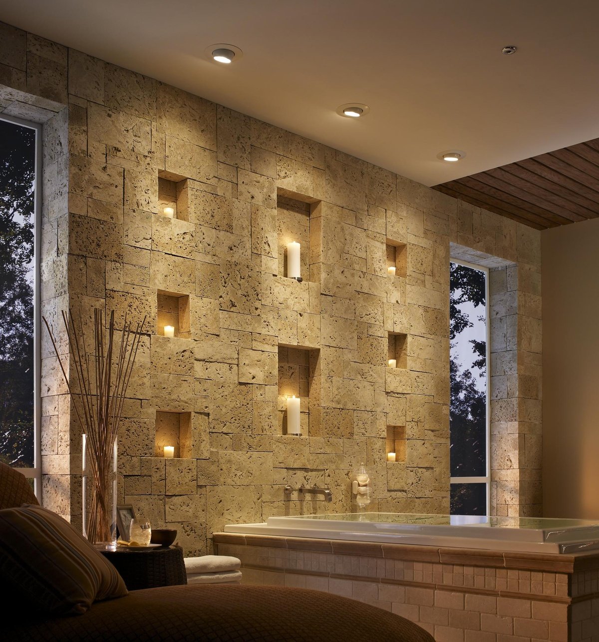 Design trends: limestone in a modern interior